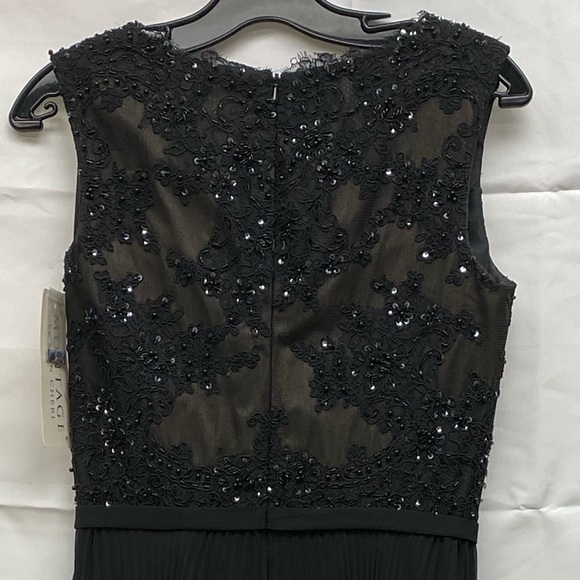 Montage by MonCheri fit and flare pleated gown - Picture 8 of 11